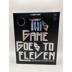 NEW This Game Goes to Eleven Gamewright Card Game 2-6 Players 8+